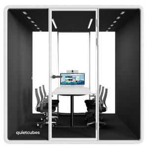 QuietCubes 6 Person Office Pod White