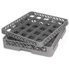 Vogue Glass Rack 25 Compartments Commercial Dishwasher Kitchen Storage