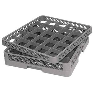 Vogue Glass Rack 25 Compartments Commercial Dishwasher Kitchen Storage