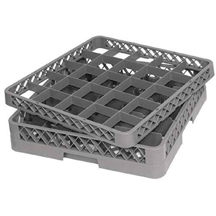 Vogue Glass Rack 25 Compartments Commercial Dishwasher Kitchen Storage