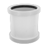 Holman 100mm DWV PVC Slip Rubber Ringed Straight Coupling