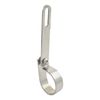 Lake Pipe Mounting Bracket, Polished Stainless Steel