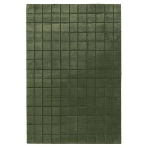 Loopsie-290cm X 200cm-jerada Textured Moss Green Rug