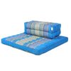 Handmade Meditation Cushion & Seating Block Set - Blue