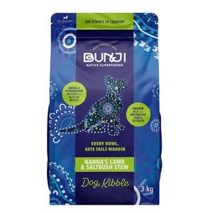 Bunji- Nanna's Lamb & Saltbush Stew Kibble 3 kg