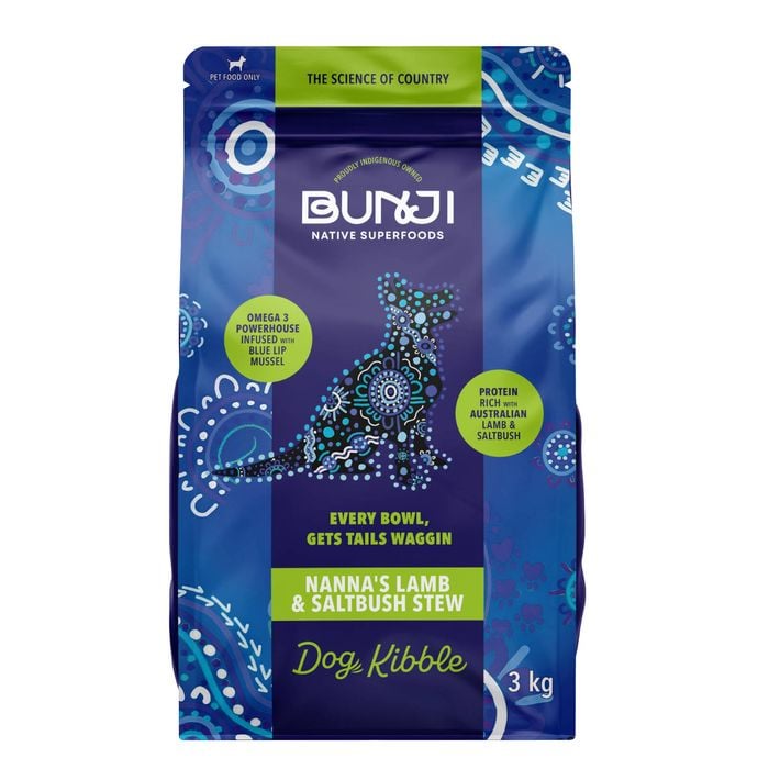 Bunji- Nanna's Lamb & Saltbush Stew Kibble 3 kg