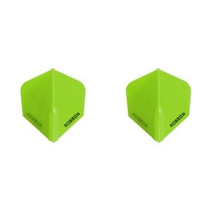 2x 3pc Robson Plus Dart Flights Standard Set - Green