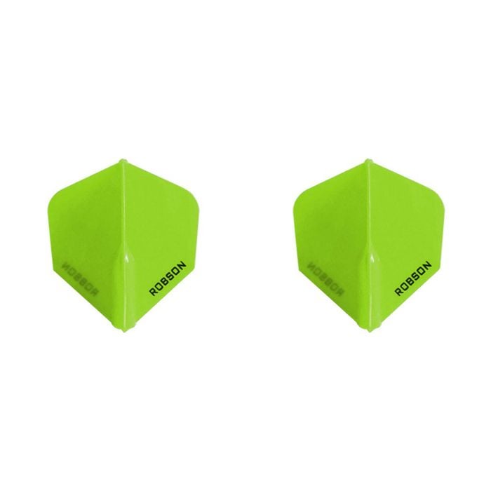 2x 3pc Robson Plus Dart Flights Standard Set - Green