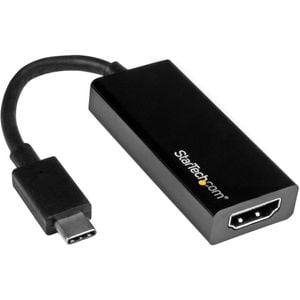 Startech.com - Usb-c To Hdmi Adapter - 4k 30hz - Black - Usb Type-c To Hdmi Adapter - Usb 3.1
