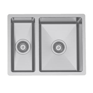 SINX 560 x 440mm Double Bowl Stainless Steel Sink