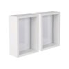 Nicola Spring 3D Deep Box Photo Frames - 5 x 7" - Pack of 2