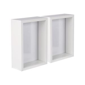 Nicola Spring 3D Deep Box Photo Frames - 5 x 7" - Pack of 2