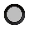 SSH COLLECTION ZANDRA 90CM WIDE ROUND WALL MIRROR - BLACK