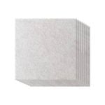 iDeer Life 12PCS Acoustic Foam Sound Absorbing Panels Wall Tiles Square - Sand