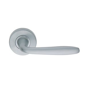 Schlage Satin Chrome Plate Moda Series Alyssia Dummy Lever
