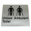 Bradley Unisex Ambulant Braille Toilet Sign