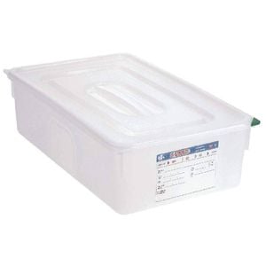 Araven Gastronorm Containers Polypropylene With Lids 150mm 4 Pack Food Storage Kitchenware