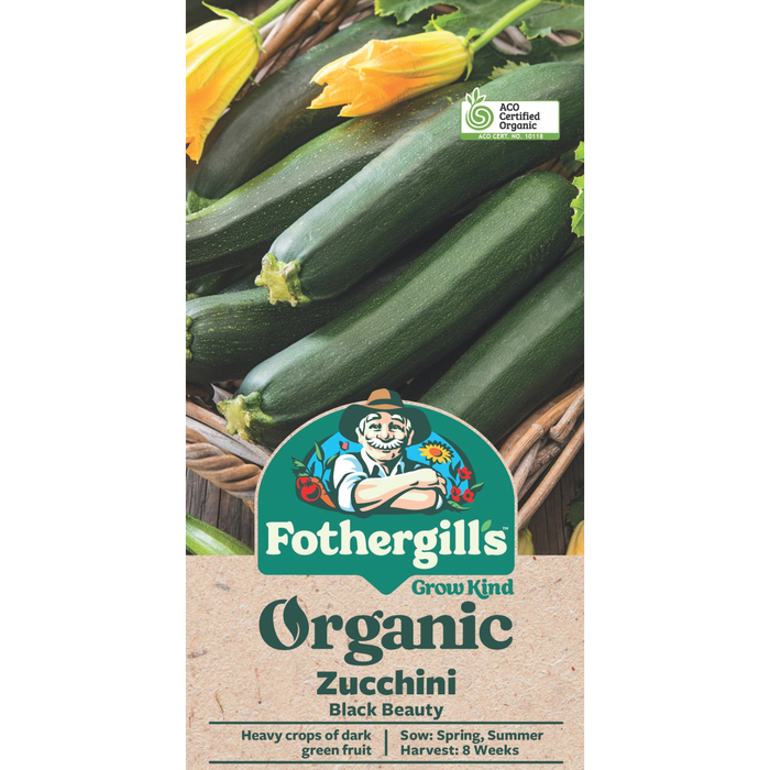 Fothergill's Black Zucchini Organic Seeds