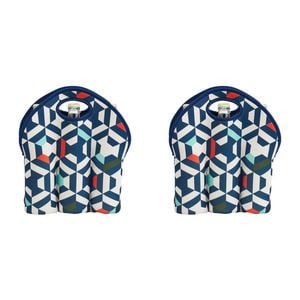 2PK Annabel Trends Neoprene 6-Bottle Carrier Bag 30cm - Geo