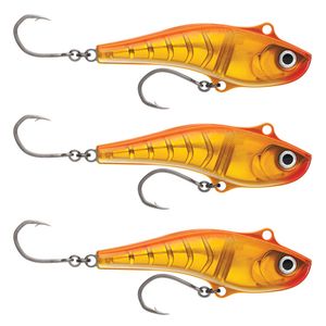 3x Rapala Sarda 18cm High Speed 200gm Trolling Lures - Gold Fluorescent Red