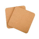 Appetito Square Cork Trivets 20cm Set 2