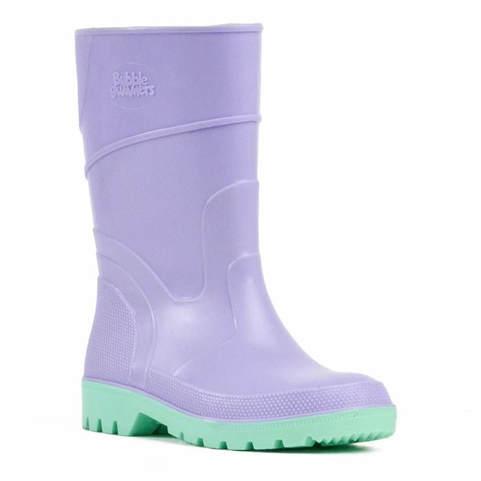 Bata Kids Purple And Green Gumboots - UK Size 11
