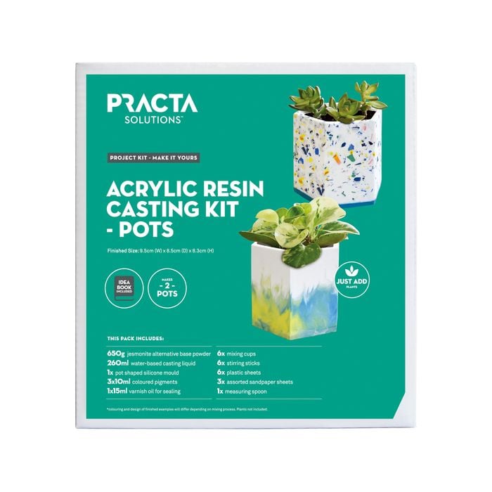 Practa Pots Acrylic Resin Casting Kit