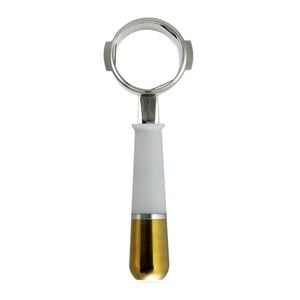 Pesado Metal Portafilter - Naked LM  E61  White  Gold
