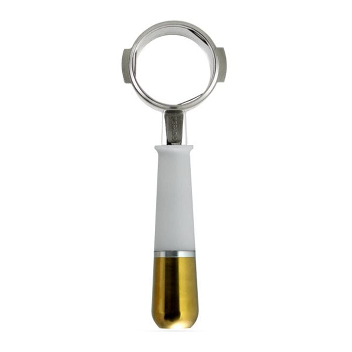 Pesado Metal Portafilter - Naked LM  E61  White  Gold