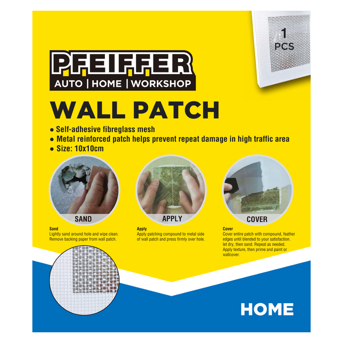 Pfeiffer 10cm Plaster Repair Wall Patch - 100mm