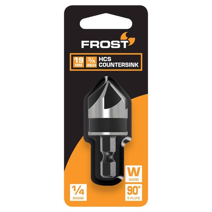 Frost 19mm 3/4" Rosehead HCS Countersink Bit