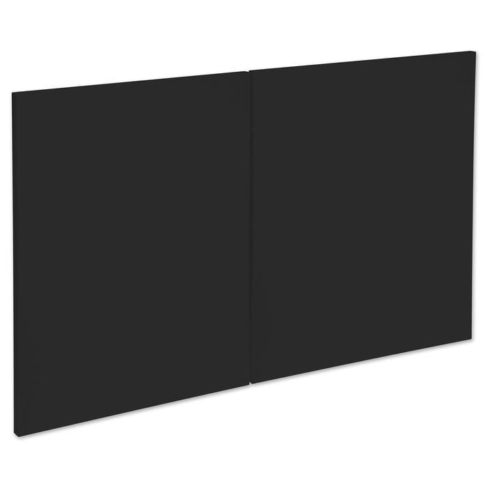 Kaboodle 1000mm Molasses V Modern Fridge Cabinet Doors - 2 Pack