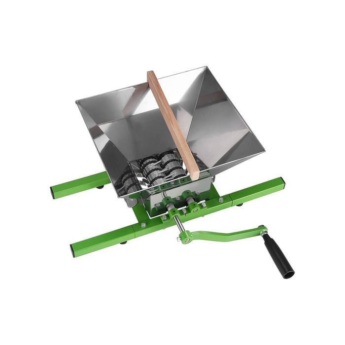 Vevor 1.8 Gal Fruit And Apple Crushe Green Large Manual Grinder Stainless Steel