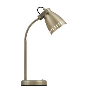 Telbix Nova Contemporary Table Desk Lamp Light Metal Antique Brass