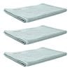 3x Bas Phillips Cairo Ribbed Towel Collection Cotton Bath Mat 78x48cm Aqua Ice