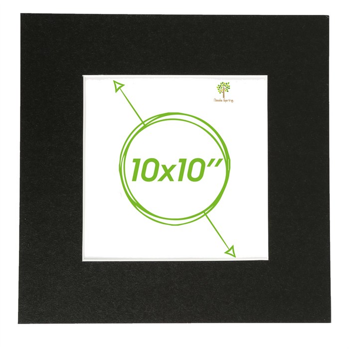 Picture Photo Mount - To Fit Frame Size 10 X 10" For Image Size 6 X 6"