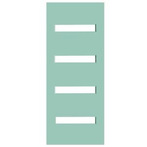 Hume 2040 x 920 x 40mm Entrance Door G1 Glass XN5