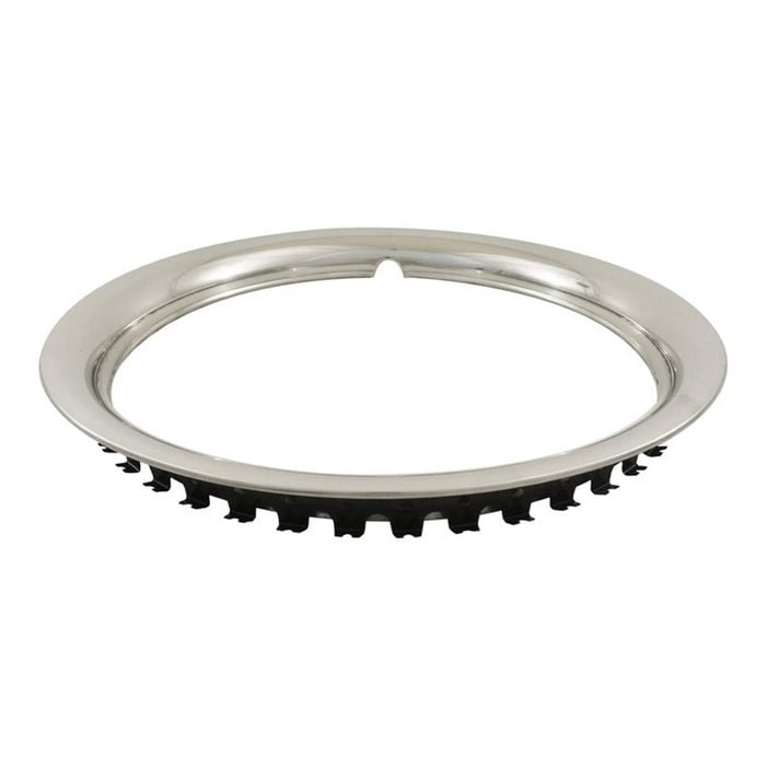 Torco 16 Inch Universal Smooth Stainless Steel Beauty Wheel Trim Ring Set of 4