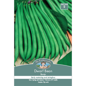 Mr Fothergill's Seed Dwarf Bean Banjo