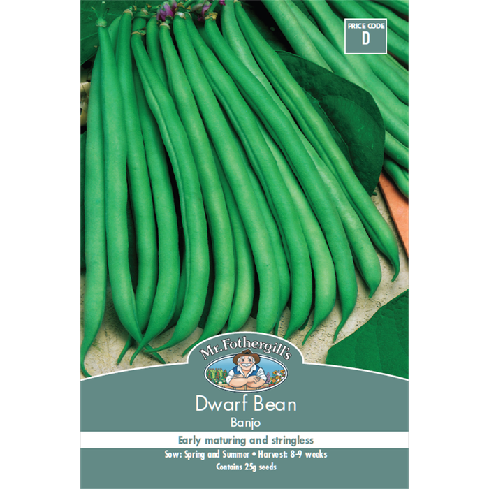 Mr Fothergill's Seed Dwarf Bean Banjo
