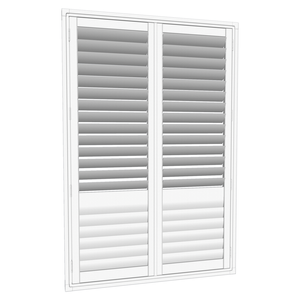 EasyAS 1210 x 1800mm White Adjustable Plantation Shutter