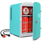 Koolatron 4l Green Retro Mini Fridge Portable Refrigerator Personal Cooler