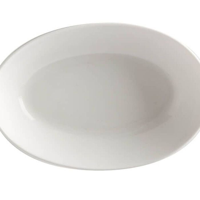 Maxwell & Williams Porcelain Basics Oval Bowl Serveware White 25x17cm