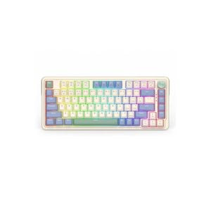 Redragon K673cpg Rgb Pro White 75% Gasket Wireless Mechanical Keyboard