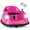 Costway Kids Electric Ride On Bumper Car Battery-powered Toy Car Pink