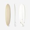 Decathlon - Hybrid Resin Surfboard 7’ 49l With 3 Fins - Beige - 7'
