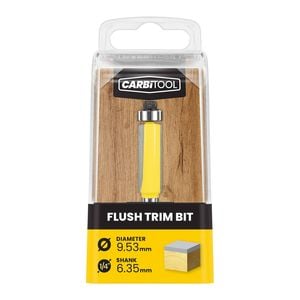 Carbitool 9.53mm Straight TCT Router Bit