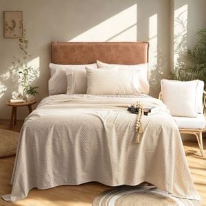 Park Avenue 175gsm Egyptian Cotton Flannelette Bed Sheet Set Diamond King