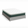 Zinus Double Gas Lift Bed Base & Pocket Spring Mattress Set, Green Premium Euro Top