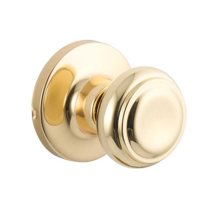 Tasman Polished Brass Tara Dummy Trim Knob